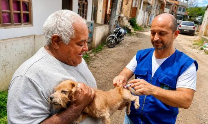 Cachoeiro vacina cães e gatos contra a raiva neste sábado em 16 localidades