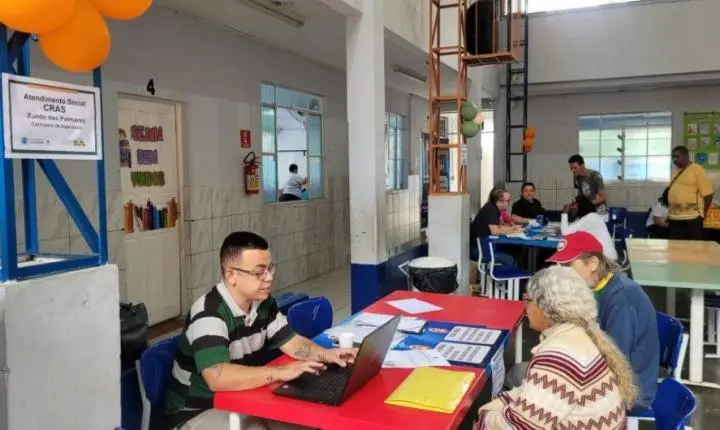 CRAS em Movimento leva serviços gratuitos e oportunidades de emprego para moradores do Marbrasa