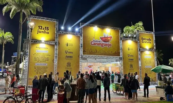 Festival do Caranguejo agita feriadão na Serra com gastronomia e shows gratuitos