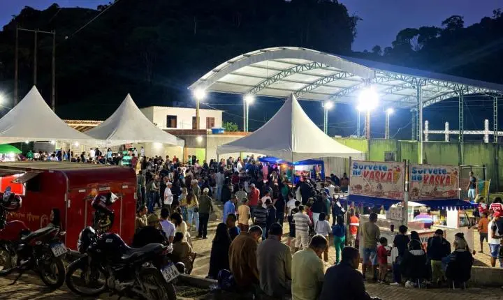 Futebol, sorteio de R$ 30 mil e shows em Pedra Branca, Vargem Alta