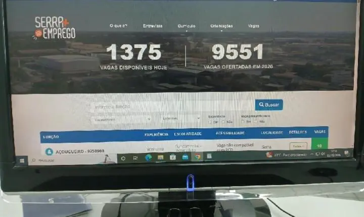 Mais de 1,3 mil vagas de emprego estão abertas na Serra; veja as oportunidades