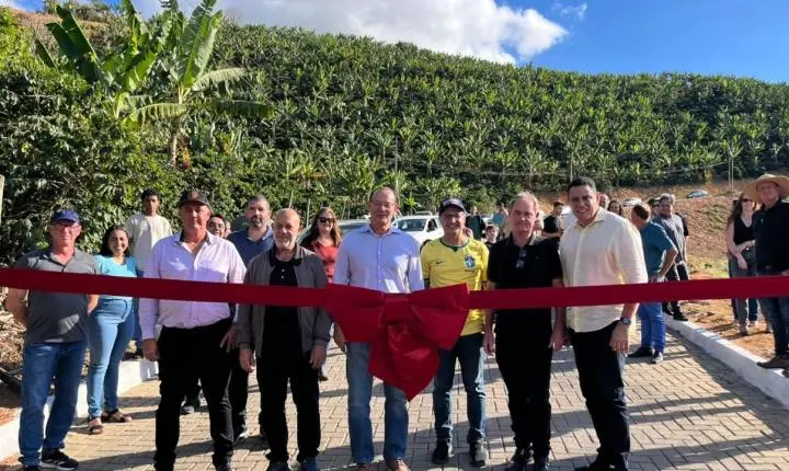 Novo calçamento rural fortalece mobilidade e produção agrícola em Domingos Martins