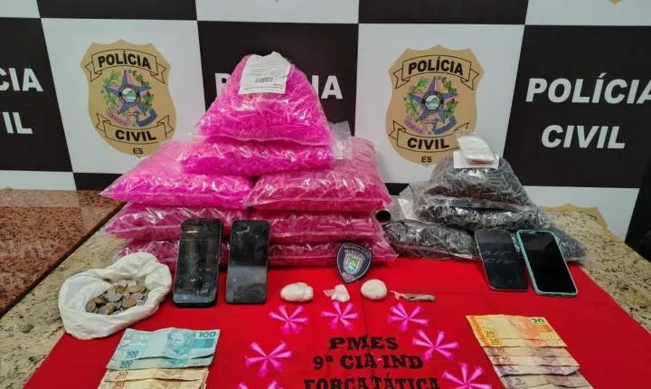 Operação “Beagle Boys” mira tráfico em Barra de Itapemirim e cinco pessoas são presas em flagrante