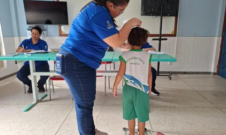Programa Saúde na Escola leva vacinação e avaliação nutricional a estudantes de Cariacica