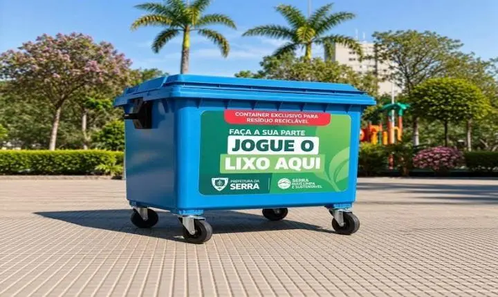 Serra instala 10 pontos de coleta de vidro; veja onde descartar garrafas e potes