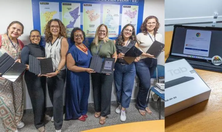 Vila Velha moderniza Assistência Social com novos tablets para agilizar atendimento à população